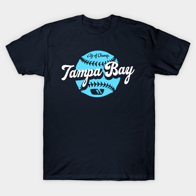 Tampa Bay Baseball T-Shirt by Throwzack